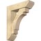Ekena Millwork Merced Slat Rough Sawn Bracket w/ Offset Brace, Douglas Fir, 6"W x 20"D x 24"H BKT0604X20X24MRC06RDF - alternate 1